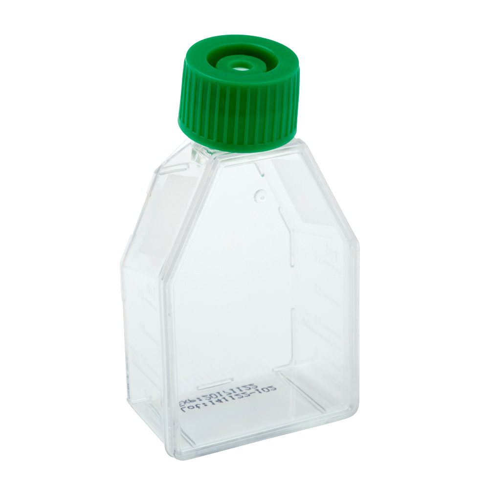 CELLTREAT 12. cm TC-treated Tissue C uLture Flask, Vent Cap, 10/Re-sealable bag, 200/CS